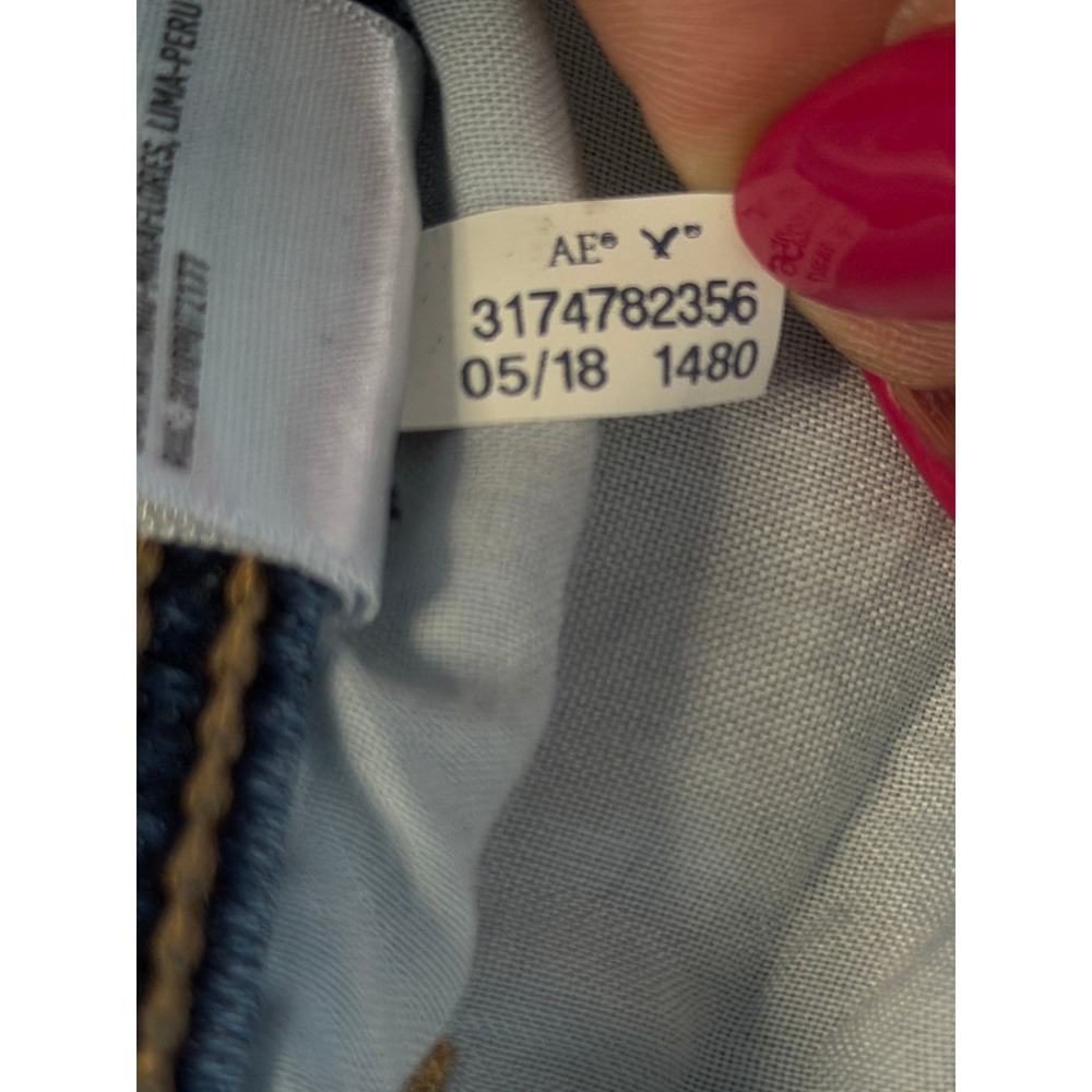 American Eagle Jeans Womens 10 Regular Blue Excellent Super Stretch 3174782356